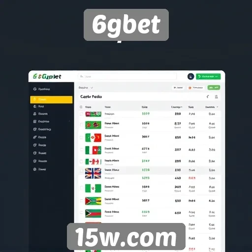 Experiência do usuário na interface do 6gbet